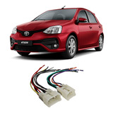 Adaptador Chicote Toyota Etios 2012 A 2020 Multimídia Cd Som