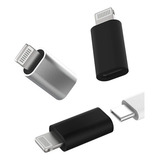 Adaptador Compatível Com iPhone 5/6/7/8/xr P/ Usb Tipo-c