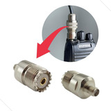 Adaptador Conector Baofeg Uv82 Sma Femea Uhf Femea