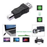 Adaptador Conector Usb Fêmea P/ Usb-b Macho Envio Imediato