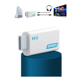 Adaptador Conversor Áudio Vídeo Nintendo Wii Para Cabo Hdmi