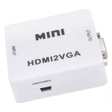 Adaptador Conversor De Hdmi Para Vga Com Som Áudio
