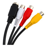 Adaptador Conversor De Tv Vga Svga Para S-video 3 Rca Av