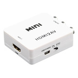 Adaptador Conversor Hdmi P/av Rca Audio Vídeo