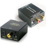 Adaptador Conversor Óptico Toslink E Coaxial Digital P/ Rca