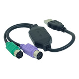 Adaptador Conversor Ps2 Para Usb Pc