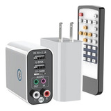 Adaptador De Áudio Bluetooth 5.0 Carregador Rápido Usb