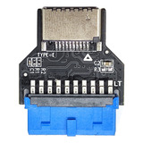 Adaptador De Cabeçalho Usb S5 Riser Usb3.0 Conversor De 19 P