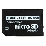 Adaptador De Memoria Micro Sd Para Memory Stick Pro Duo