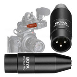 Adaptador De Microfone Boya 35c-xlr Pro Lapela Phatom Power