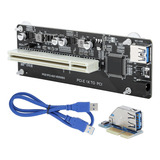 Adaptador De Placa Conversor Pcie Para Dual Pci Riser