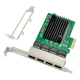 Adaptador De Servidor Ethernet Gigabit Net Rj-45 De 4 Portas