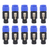Adaptador De Soquete, Plugue, Fiação De Alto-falante, Quatro