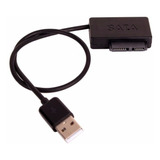 Adaptador Drive Dvd Cd Mini Sata Slimline Para Usb Novo C/nf