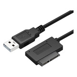 Adaptador Drive Dvd Cd Mini Sata Slimline Para Usb