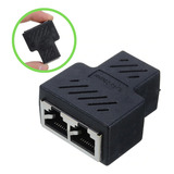 Adaptador Duplicador Para Cabo De Rede Entradas Rj45 Fêmeas