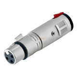 Adaptador Emenda Canon Xlr Fêmea X