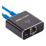 Adaptador Extensor Ethernet Splitter Rj45 De 1x2 Gigabit