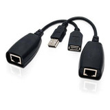 Adaptador Extensor Usb Via Cabo De Rede Rj45 Pronta Entrega