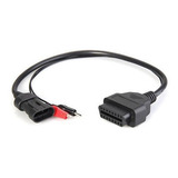 Adaptador Fiat 3 Pinos Para Scanner Automotivo Obdii 16p