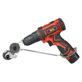 Adaptador Furadeira Cortador Chapa Metal Zincada Calha Chuva