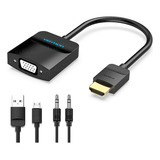 Adaptador Hdmi Para Vga 1080p Xbox Ps3 Ps4 Projetor Tv Box