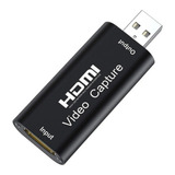 Adaptador Hdmi Placa Captura Vídeo Áudio