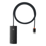 Adaptador Hub Baseus Usb A + 4 Portas Usb Cabo De 1 Metro