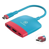 Adaptador Hub Dock Hdmi 4k P/ Nintendo Switch Promoção