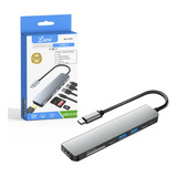 Adaptador Hub Hub Type-c 7 Em 1 Usb 3.0 Hdmi Micro Sd Mac Notebook Pc Dell 4k Lumi