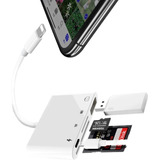 Adaptador Hub Lightning Pendrive Cartão Memória iPad iPhone