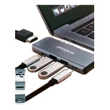 Adaptador Hub Macbook Pro Usb Type-c 4k 5 Em 1