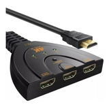 Adaptador Hub Multiplicador Switch Hdmi 3x1