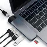 Adaptador Hub Satechi Pro Usb-c 4k Hdmi Rede P Macbook Apple