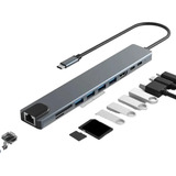 Adaptador Hub Usb C 10 Em 1 Macbook Pro Air Gigabit 4k Hdmi