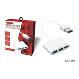 Adaptador Hub Usb +usb C (type-c) Para Windows Mac