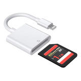 Adaptador Leitor De Cartao Lightning Sd Para iPhone / iPad