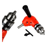 Adaptador Mandril Ângulo 90 Graus 3/8 Para Furadeiras