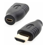 Adaptador Micro Hdmi Fêmea X Hdmi Macho 1080i