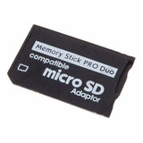 Adaptador Micro Sd Memory Stick Ms Pro Duo Para Psp Câmera
