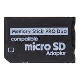 Adaptador Micro Sd Ms Pro Duo Memory Stick Para Psp Câmera