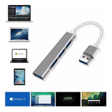 Adaptador Multi-usb Conector Usb Adaptador De Hub Usb 4 Em 1 Multiport Slim 4 Portas Usb 3.0 De 5 Gbps Para Laptop Jeeyee