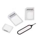 Adaptador Nano Chip, Mini, Micro Sim Card 3x1 Todos Celular
