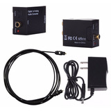 Adaptador Ótico Toslink Coaxial Rca Cabo Notebook Receiver 
