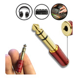 Adaptador P2 X P10 Estéreo Dourado Ouro Santo Angelo Premium