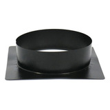 Adaptador Para Duto 12 Polegadas 35x35 Preto - Chaminé Forn
