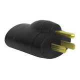 Adaptador Para Tomada Padrão Antigo Preto