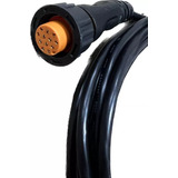 Adaptador Para Transducer Garmin 4pinos Para 12pinos 3,35mts Cor Preto