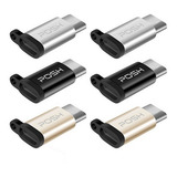 Adaptador Posh Conversor Type C Micro Usb Metal 2bkx2gdx2sv