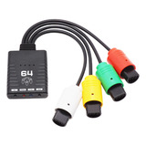 Adaptador Recepção Conversor Controlador Sem Fio Para N64